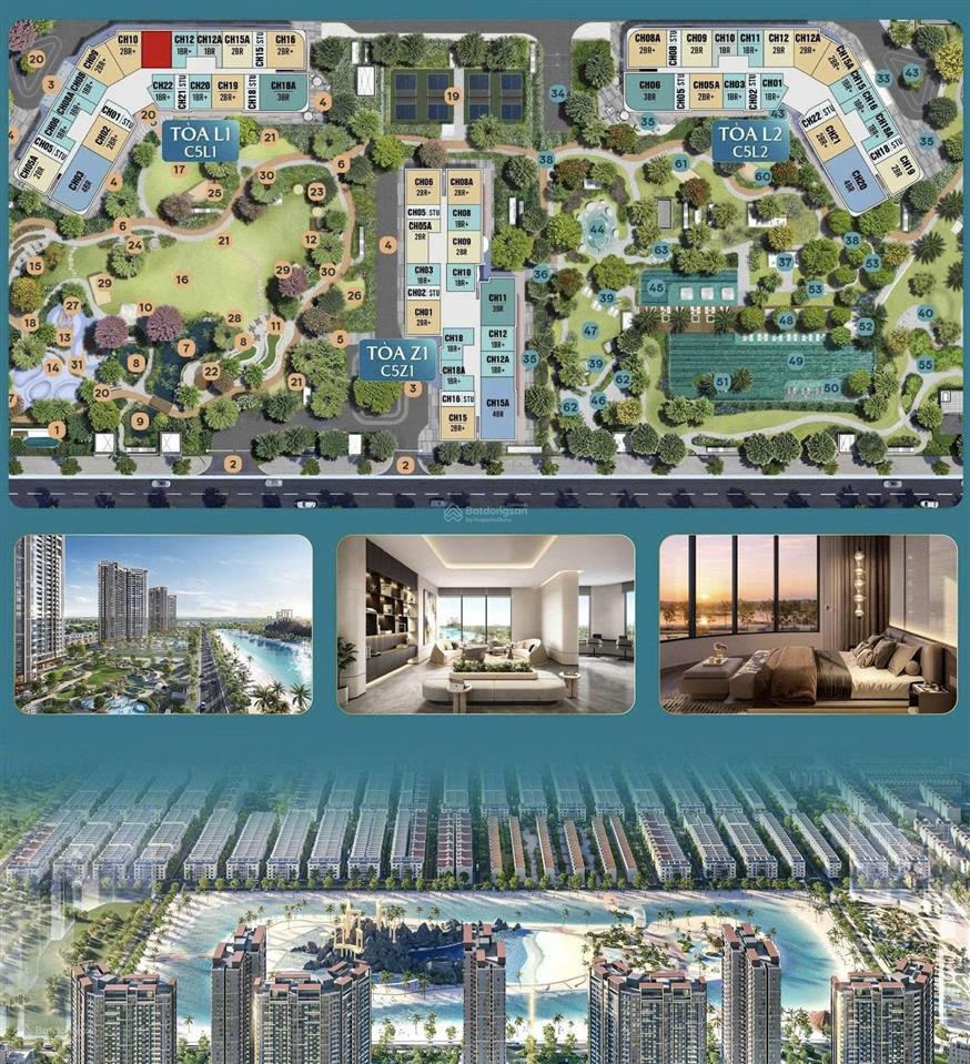 Độc quyền!!! chỉ 3,8 tỷ căn 2pn 66m2 full đồ masterise grand ngay công viên hồ tạo sóng vin ocp 2