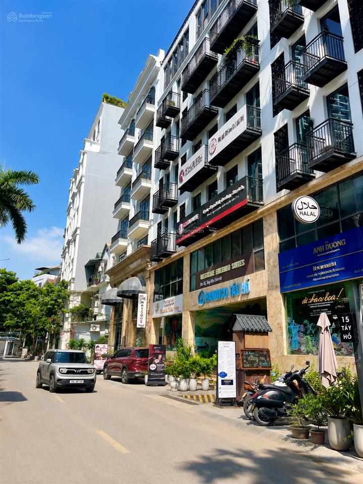 Bán nhà mp xuân diệu view hồ tây dt 116m 8 tầng tm vỉa hè rộng kinh doanh đỉnh ô tô tránh