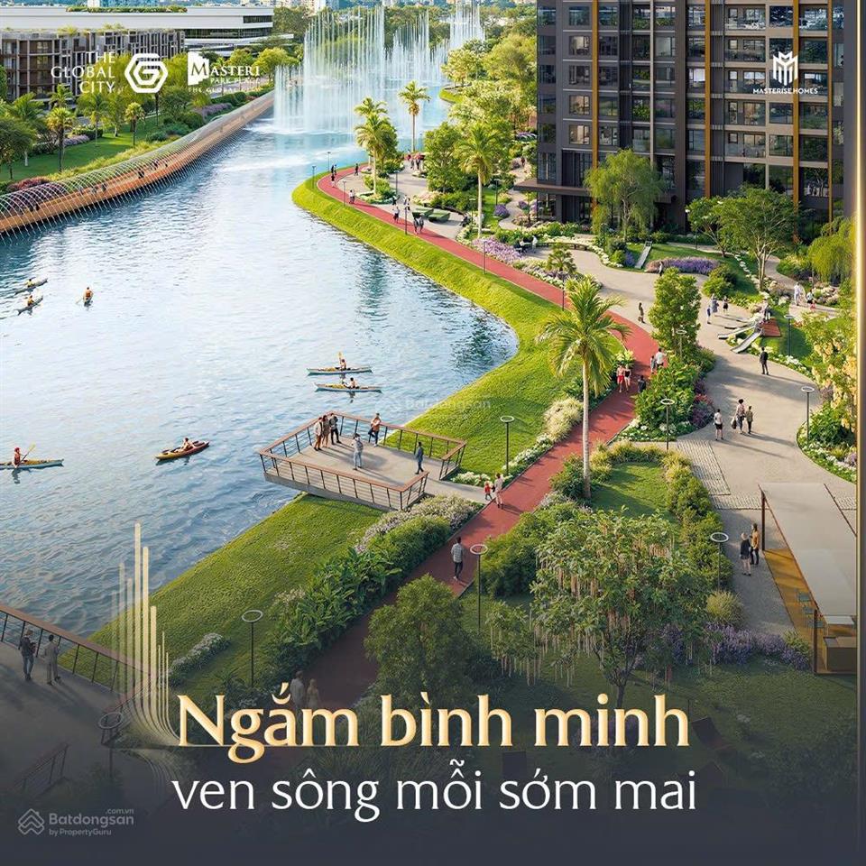 Masteri park place  duy nhất căn hộ 1pn view kênh đào nhạc nước giá bán 6,9 tỷ
