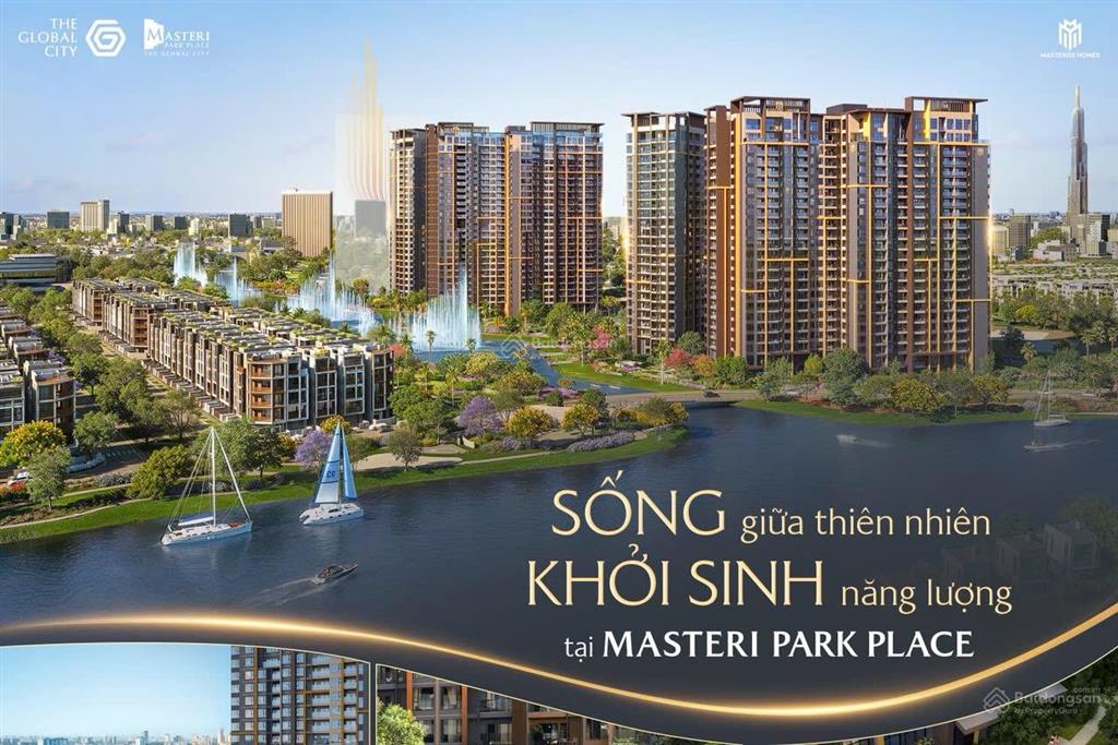 Masteri park place  căn hộ 1pn view sông rạch chiếc diện tích 59,6m2 ưu đãi 14%