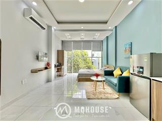 Chdv 1 phòng ngủ 2840m2 cửa sổ view kính / full nt / etown cộng hoà