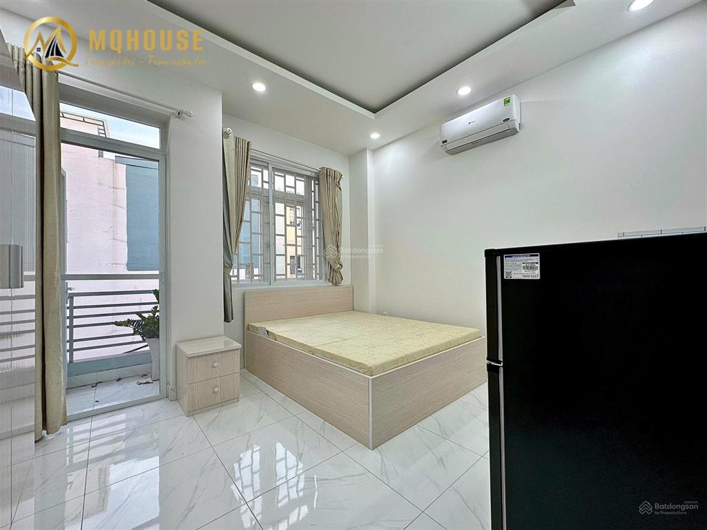 Căn hộ mini cao cấp ban công cực thoáng full nội thất cv hvt