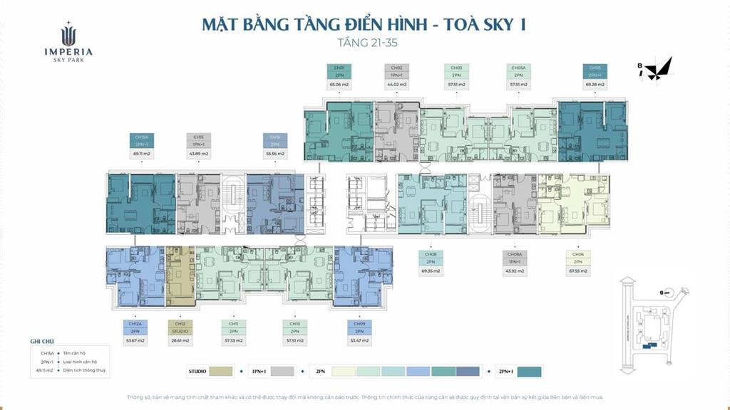 2 ngủ, 2wc  57m chỉ 4.34.9 tỷ  có thể vay 70% căn hộ và được áp lãi trần không quá 6,8%