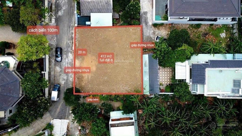 Cần tiền bán nhanh lô đất 3 mặt tiền xây dựng ks 6 tầng mdxd 60% sát biển bãi dâu vũng tàu ngang 20