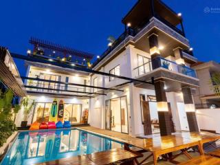 Bán biệt thự mới đẹp sân vườn hồ bơi mặt tiền võ thị sáu vũng tàu đối diện công viên hồ