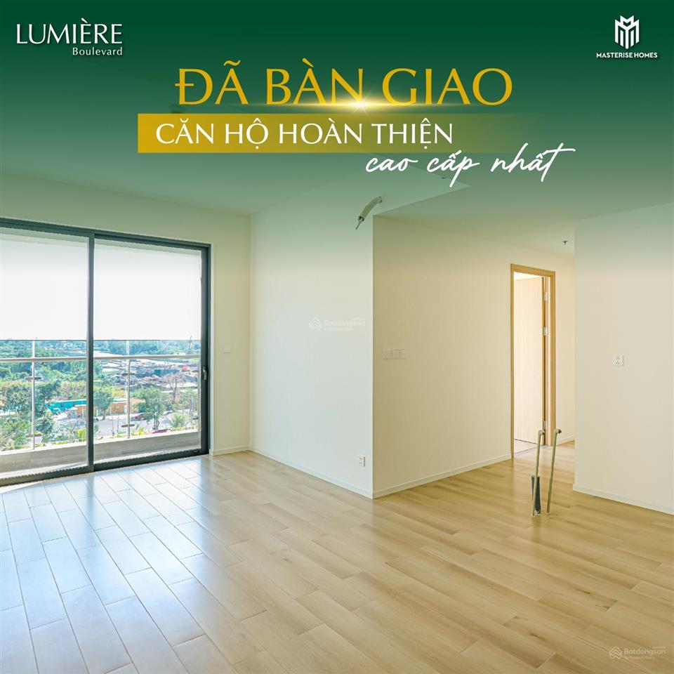 2pn tòa b, hướng mát  bán 4 tỷ 220 bao hết, giá hời lumiere boulevard, nhận nhà ở ngay
