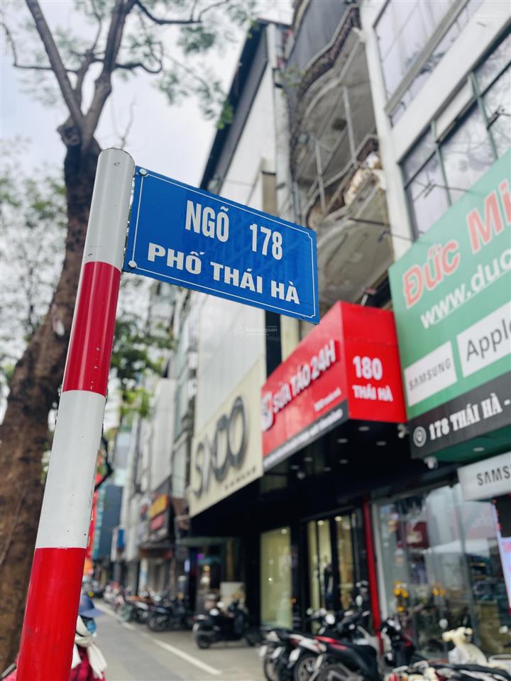 Bán nhà ngõ 178 thái hà 68m2 xd 7 tầng thang máy  ô tô tránh kd sầm uấtdòng tiền 80tr