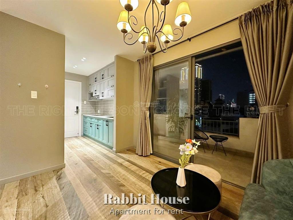 Siêu phẩm căn hộ 1 phòng ngủ full nội thất cao cấp, ban công lớn hồ hảo hớn quận 1 gần bùi viện