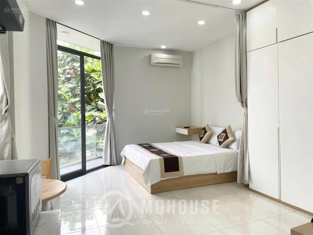 Cho thuê căn hộ full nội nhất, ban công thoáng ngay nguyễn trãi quận 1 gần bùi viện, cầu ông lãnh