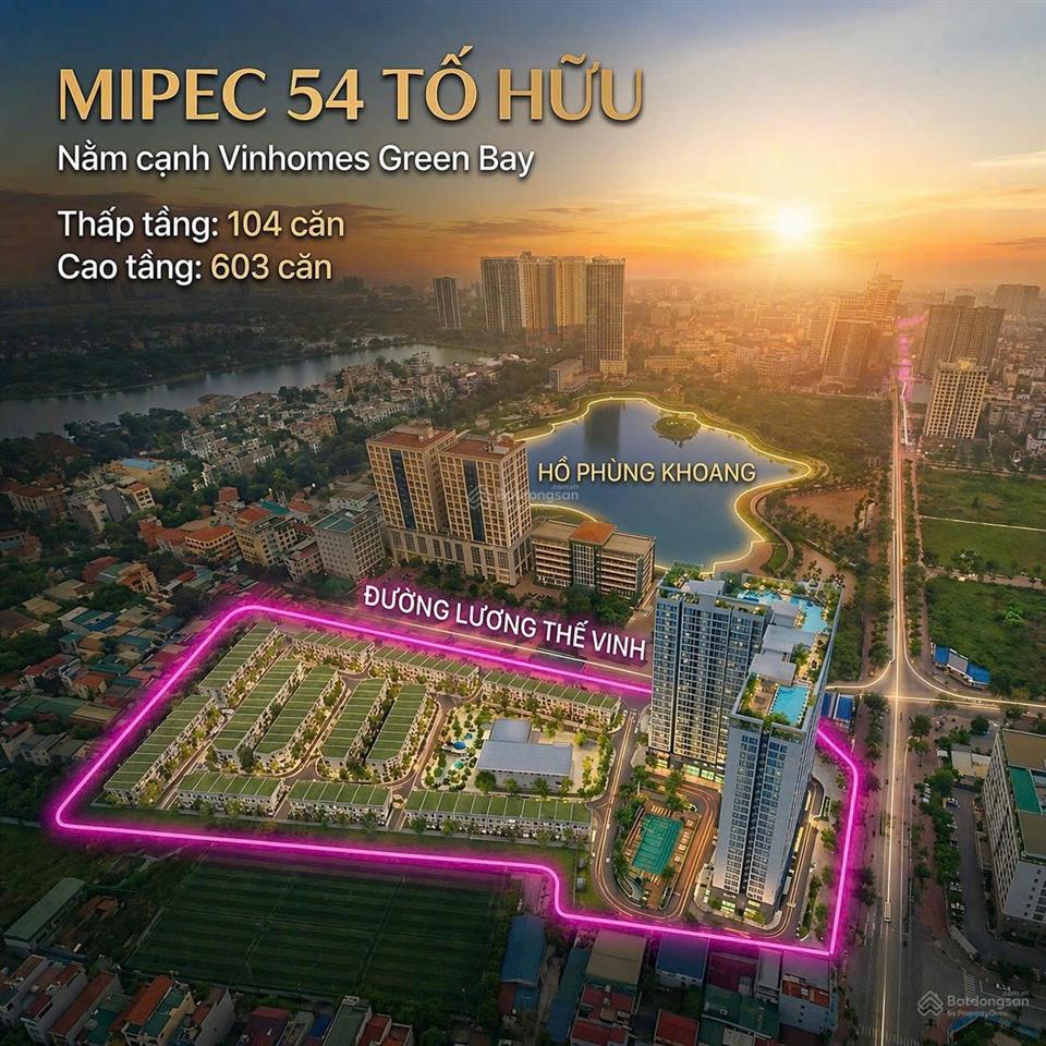 Bán căn 3n view hồ phùng khoang dự án mipec 54 tố hữu