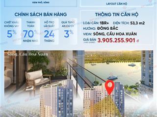 1pn+ spana tầng view cực đẹp, 1 căn hiếm có