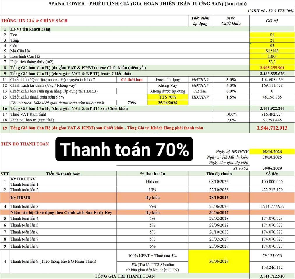 1pn+ spana tầng view cực đẹp, 1 căn hiếm có