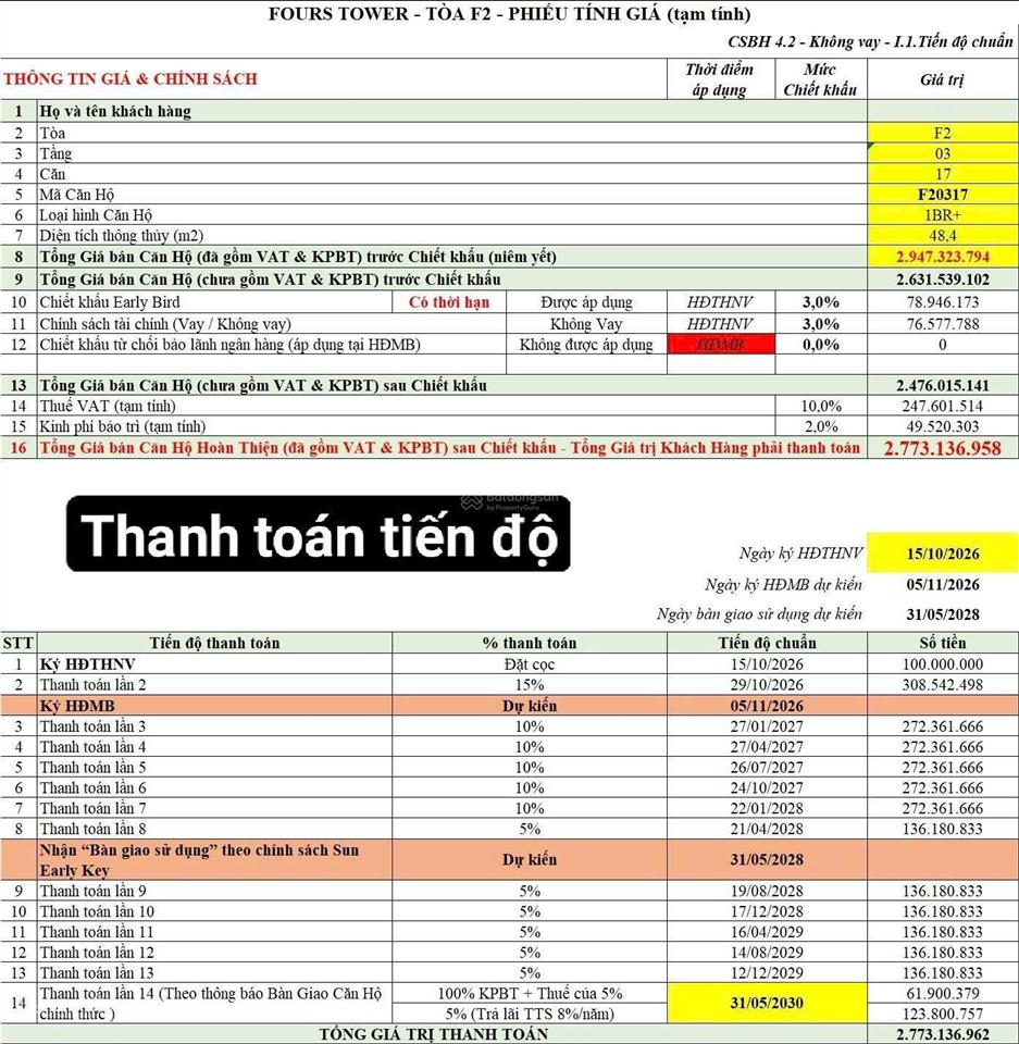 Giá gốc từ chủ đầu tư, tin chính xác,  em nhận bảng giá