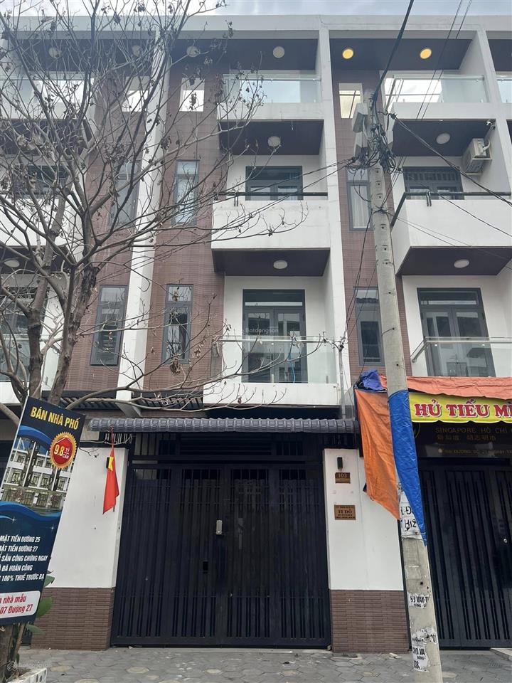 Bán nhà khu tên lửa, mt đường số 27, dt 4 x 20m, 3.5 tấm, giá 10.9 tỷ. gần công viên