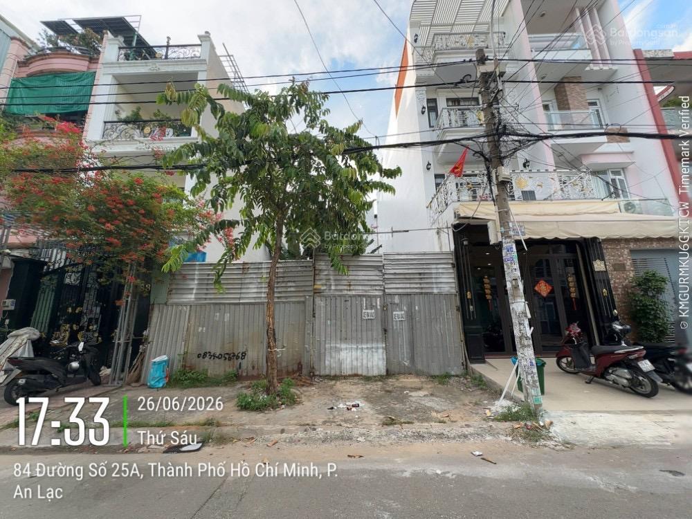 Bán đất khu tên lửa, mt đường số 25a, dt 4 x 20m, giá 8.9 tỷ (thương lượng)