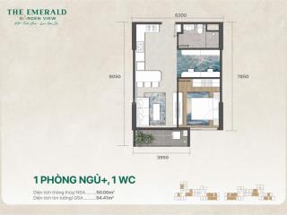 Siêu hiếm tại the emerald garden view căn góc 3pn 0933 770 ***