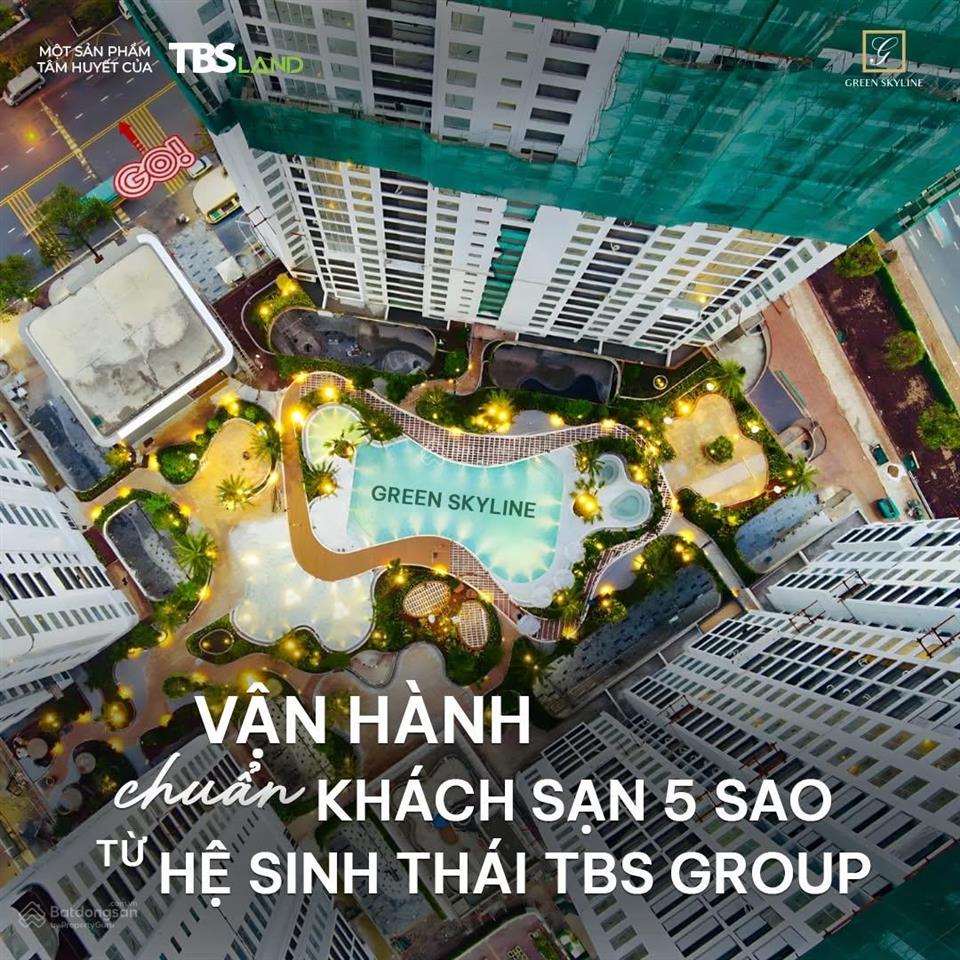 Giỏ hàng siêu đẹp 2pn green skyline mặt tiền ql1k, dt 6576m, giá rumor từ 62tr/m2