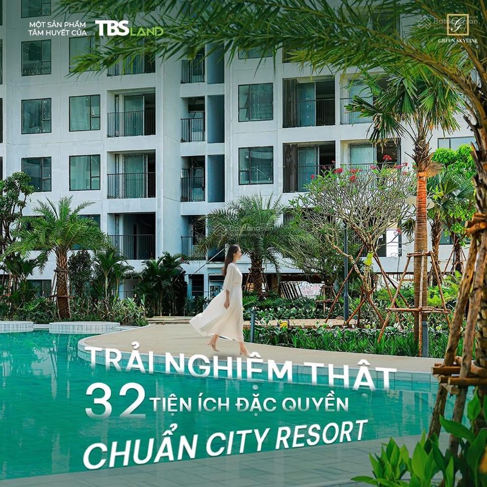 Giỏ hàng siêu đẹp 2pn green skyline mặt tiền ql1k, dt 6576m, giá rumor từ 62tr/m2