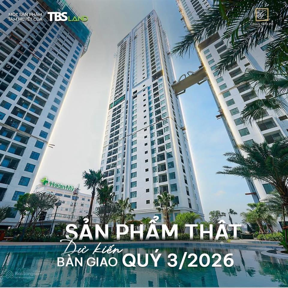 Giỏ hàng siêu đẹp 2pn green skyline mặt tiền ql1k, dt 6576m, giá rumor từ 62tr/m2