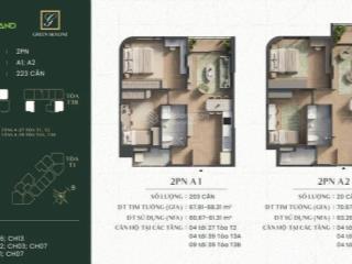 Giỏ hàng siêu đẹp 2pn green skyline mặt tiền ql1k, dt 6576m, giá rumor từ 62tr/m2