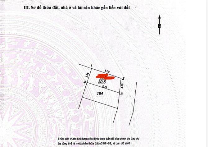 Bán đất mặt phố 30,5m2 lô góc vỉa hè đường ô tô tránh giá cạnh tranh 7,5 tỷ có đàm phán