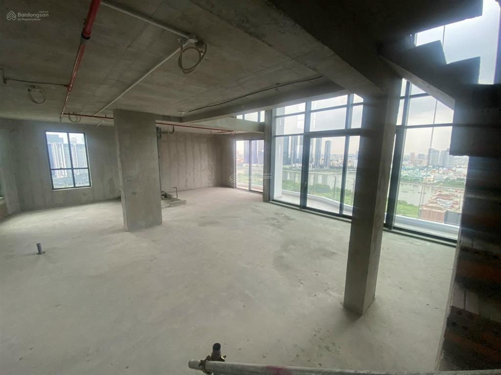 Bán căn hộ duplex 215.71m2 4pn (tháp 1) thủ thiêm zeit river view sông q1  lm81  bitexco