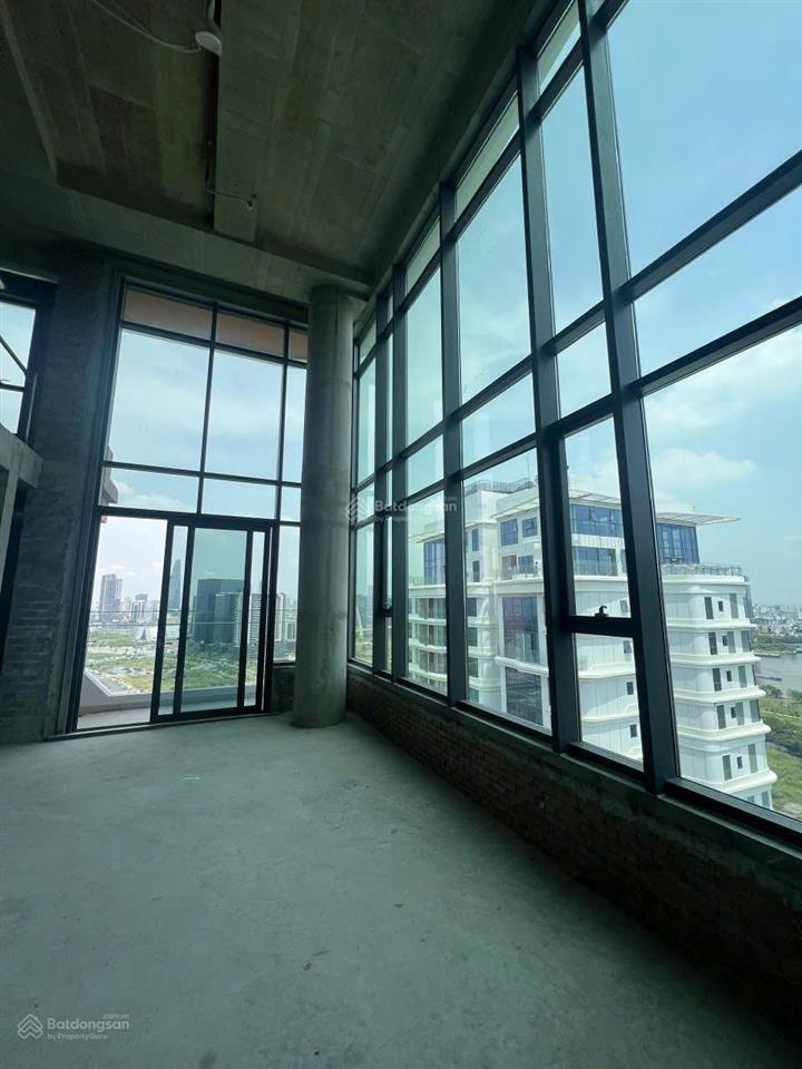 (giá tốt) duplex thủ thiêm zeit 183m2 thang riêng lên nhà giá bán 53tỷ view lm81 và sông sài gòn