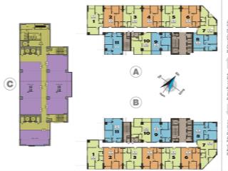 Bán căn hộ 70m2  2 pn  2 wc toà center field 219 trung kính