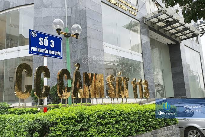 Cho thuê căn hộ tòa cảnh sát 113 trung kính, dt 100m2, 3 ngủ, 2 wc giá 15tr/tháng