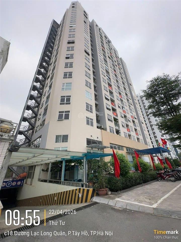 Cho thuê căn hộ tòa c18 xuân la. dt 100m, 3pn, 2 wc giá 17,5tr/tháng