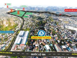 Liền kề 5t green park hà phong dt 105m2 sẵn sổ đỏ cho người hà nội đầu tư, người quảng ninh mua ở