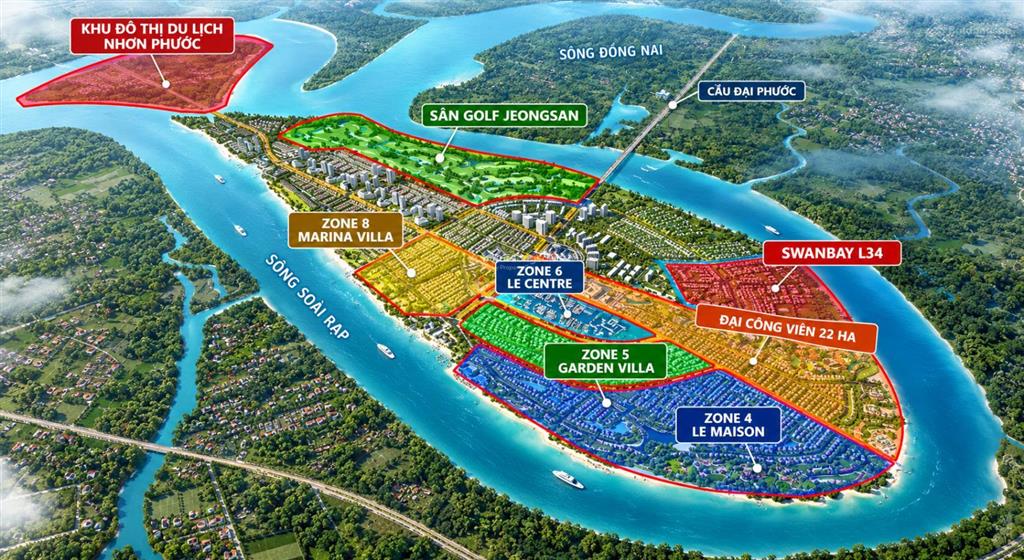 Bán biệt thự đơn lập swan bay zone 5 giá 29,5 tỷ
