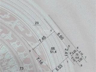 Bán lô đất 51m2 mt 5m6 hơn 8ty phố hoàng hoa thám hà đông giáp kđt văn quán  cách 1 nhà ra phố