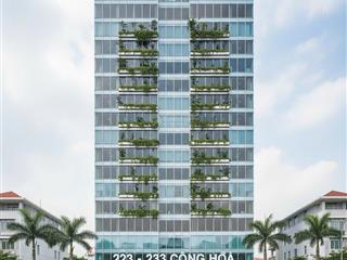 Tòa nhà văn phòng mới 100% mặt tiền đường cộng hòa  dt 27 x45m  2 hầm 12 tầng  giá 199 tỷ