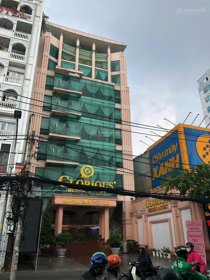 Đẳng cấp  tòa nhà mặt tiền đường cách mạng tháng 8  dt 15 x 44m  kc 2 hầm 10 tầng  giá 300 tỷ