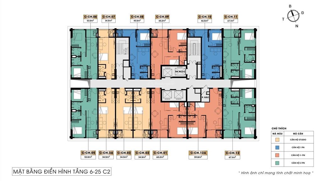 Cắt lỗ căn studio căn hộ mặt biển sun costa tầng 25 penthouse thu nhỏ dòng tiền cho thuê 35tr/tháng