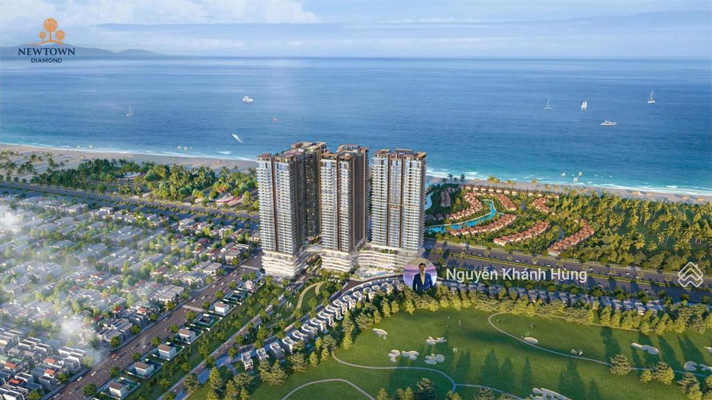 Bán dự án newtown view biển mỹ khê, đà nẵng, gần sân golf, chùa linh ứng, hội an giá 3,6 tỷ