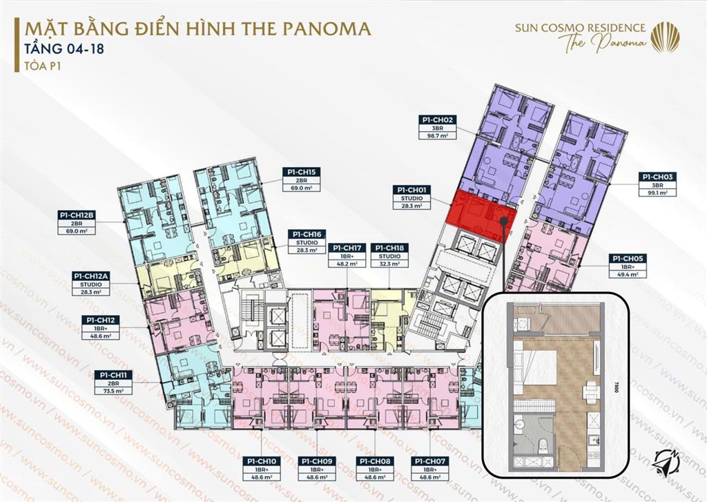 Siêu hiếm! căn studio sun cosmo view sông hàn chỉ 2,39 tỷ  xem ngay