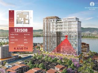 Siêu phẩm căn hộ 1 ngủ + 52,8m² view biển đêm đỉnh cao tại sun ponte  chỉ 4,65 tỷ có thương lượng