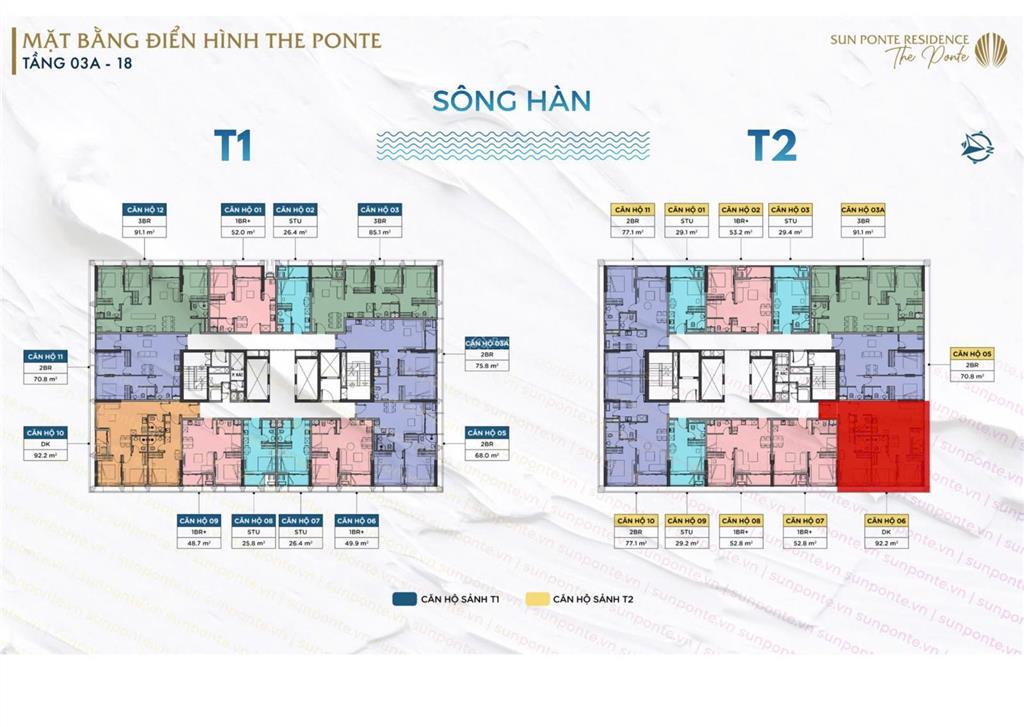 Dualkey 92,2m2 view trực diện pháo hoa, sông hàn, cầu rồng  giá ngộp cần ra hàng gấp