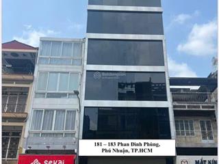 Bán tòa nhà phan đình phùng, phúa nhuận  8x21m, hầm 8 tầng  giá 178 tỷ tl