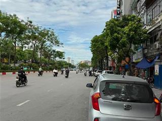 Cho thuê gấp căn nhà mặt phố trần khát chân  hbt 60m2 6tầng tổng 360m2 thông sàn thang máy mt10m