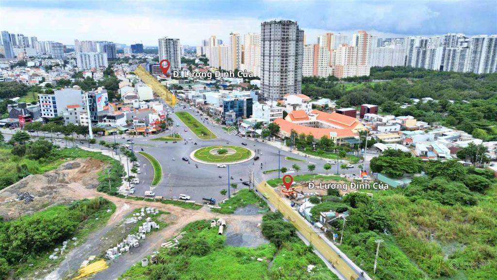 Giá hời kđt thủ thiêm! chốt gấp lô đất 505m2 mặt tiền 20m ngay lương định của  giá chỉ 108 tr/m2