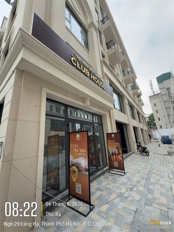 Căn mặt ngoài cuối cùng 110m2 xây 7 tầng, sẵn sổ đỏ cầm tay giá 63,6 tỷ ~ nhận nhà ở ngay