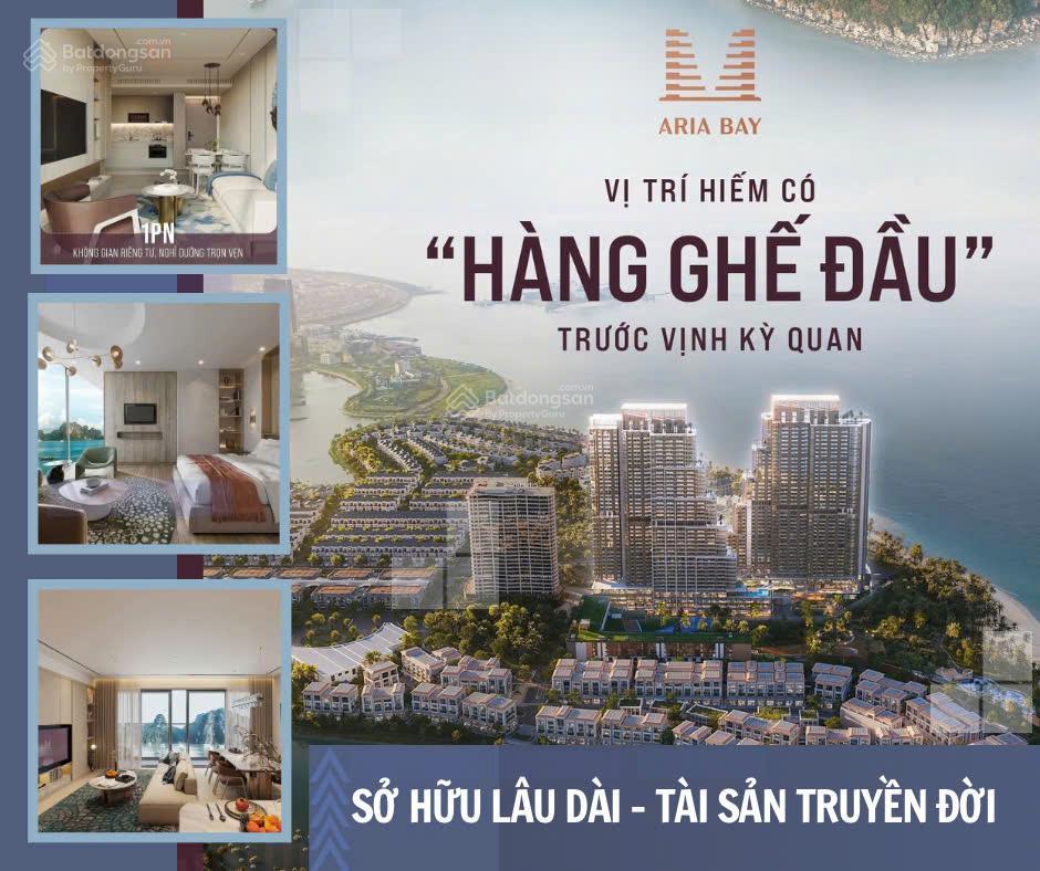 Quỹ căn ngoại giao, giá tốt nhất dự án aria bay. hỗ trợ trả trước 600tr sở hữu căn hộ tại aria bay