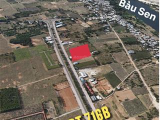 Bán 1400m2 mặt tiền đường đôi 716b hoà thắng giá đầu tư