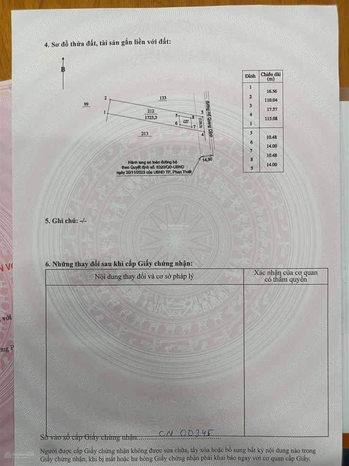 Bán 1850m2 có 140 thổ cư mặt tiền đường 715, thiện nghiệp  giá đầu tư 3,8 triệu/m2
