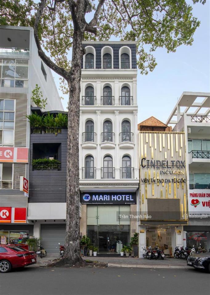 Bán tòa khách sạn khu sân bay, quận tân bình | dt 6,5x25m | hầm 5 tầng | hđ 130 triệu | 32 tỷ |