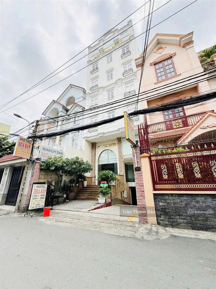 Bán nhà mặt tiền khu sân bay, q.tân bình, dòng tiền 340 triệu  7x26m  hầm 7 tầng, giá chỉ 90 tỷ
