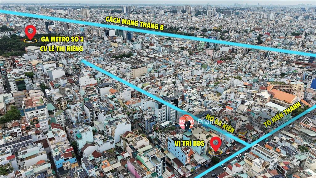 Bán nhà mt đoạn đẹp tô hiến thành p.15 q.10 dt 4,2x24m cn 76m2, hđt 60tr/tháng, giá 30 tỷ